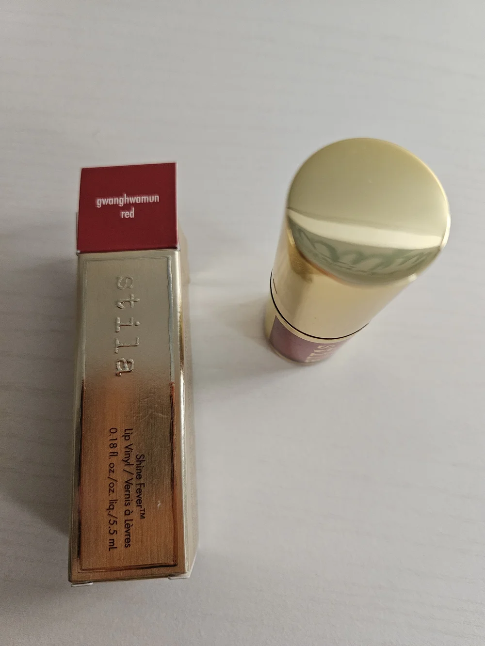 Stila Vinyl Lip Tint in Deep Berry Red